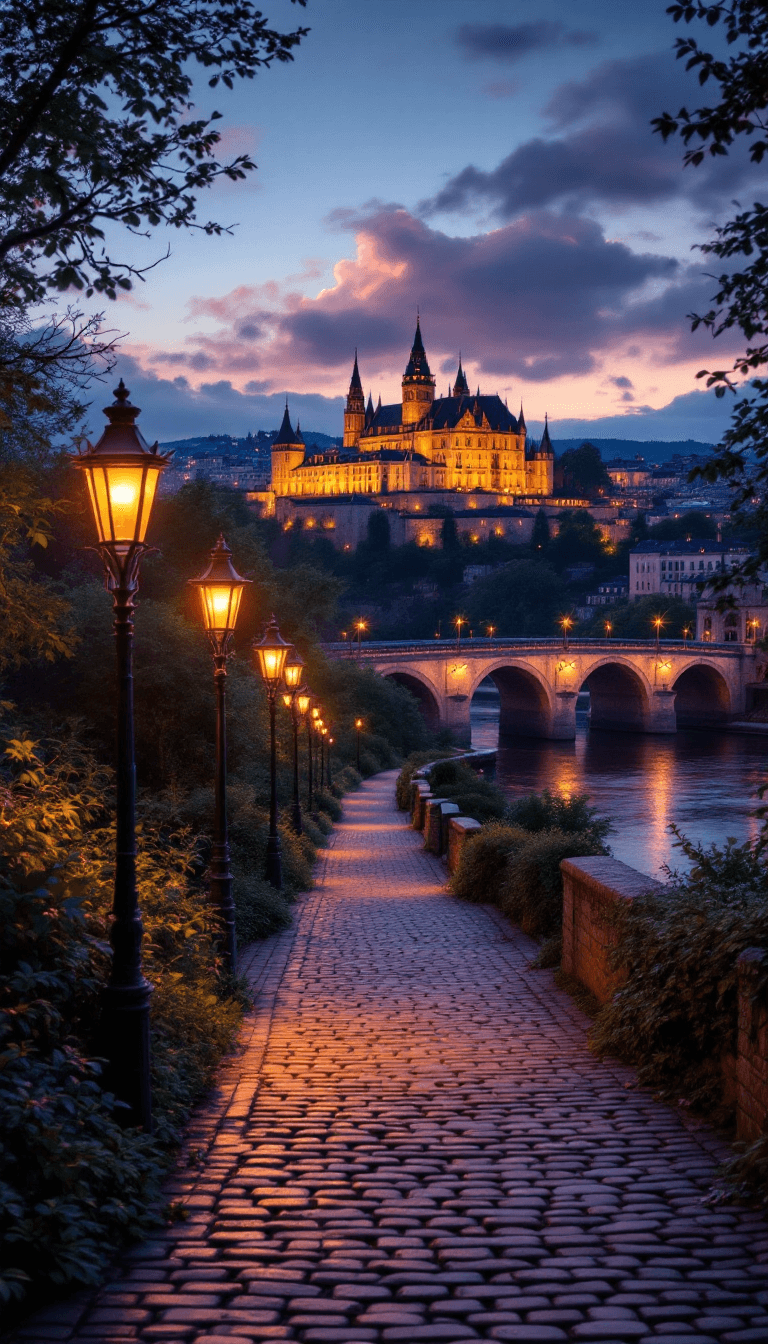 Enchanted Evening in a Historic European City