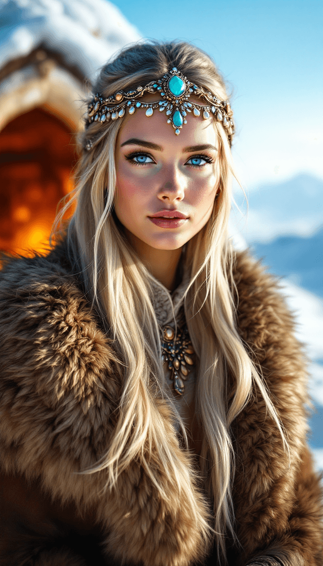 Regal Elegance in a Winter Wonderland