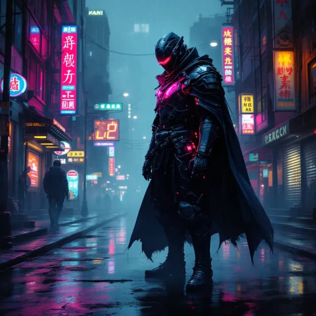 Neon Shadows: The Street Samurai