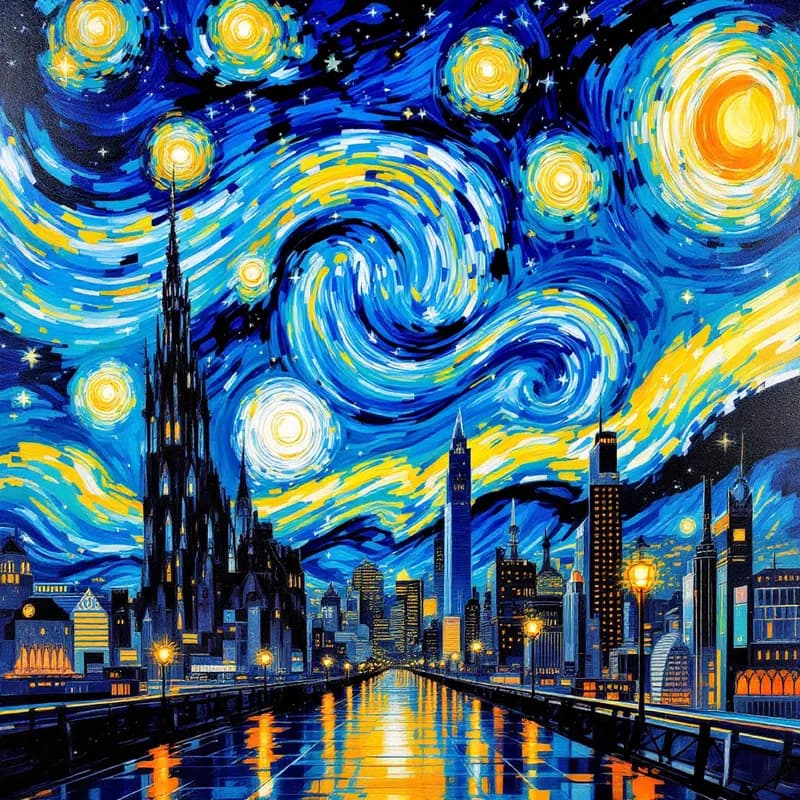 Van Gogh image generated with Van Gogh AI Image Generator – Apr 23, 2025