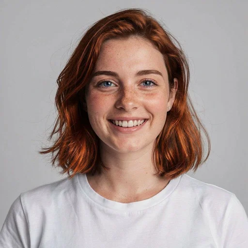 Auburn hair color result