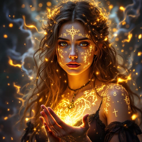 Style Magical Portrait for AI Image